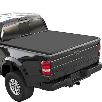 Garvee T3 Soft Trifold Truck Bed Tonneau Cover Compatible with 2004-2008 F150 (Incl. 2004 2005 2006 2007 2008 F-150 Excl. Lig...