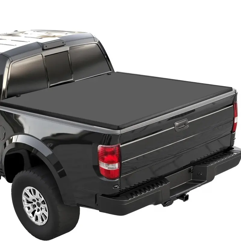 Garvee T3 Soft Trifold Truck Bed Tonneau Cover Compatible with 2004-2008 F150 (Incl. 2004 2005 2006 2007 2008 F-150 Excl. Lig...
