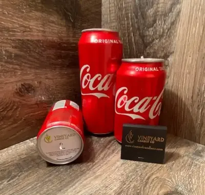 Vineyard Candle Co -Coca Cola Coke Scented Soy Wax Candle - 7.5, 12, 16oz