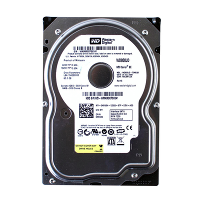 WD800JD-75MSA3 Western Digital Caviar SE 80GB 7200RPM SATA 1.5Gb/s 8MB Cache 3.5-Inch Hard Drive