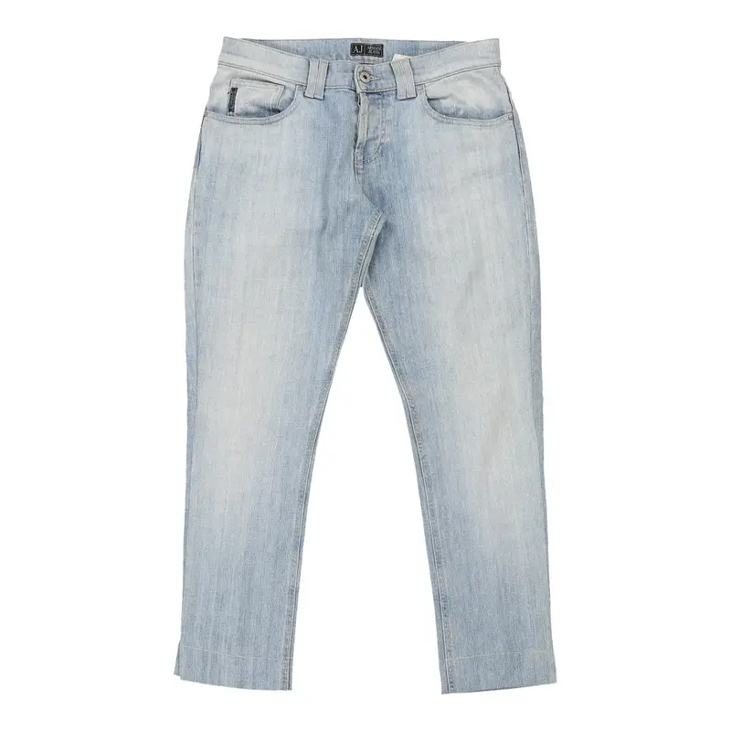 Armani Jeans Jeans - 32W UK 10 Blue Cotton Blend | Size: UK 10