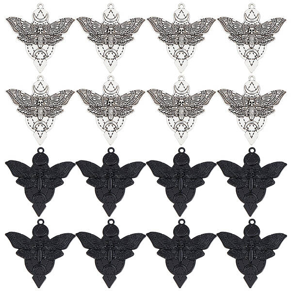 20Pcs 2 Colors Alloy Pendants