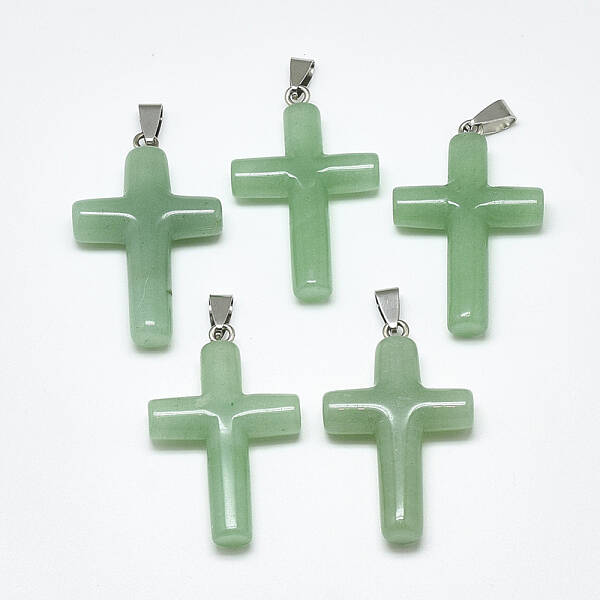 Natural Green Aventurine Pendants