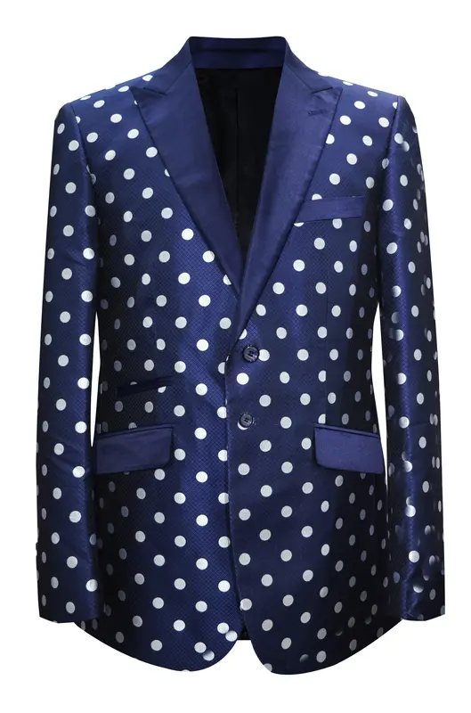 Paisley-400 Navy/White - Mens Wholesale Blazers