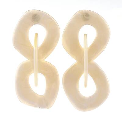 Acrylic Dangle Stud Earrings
