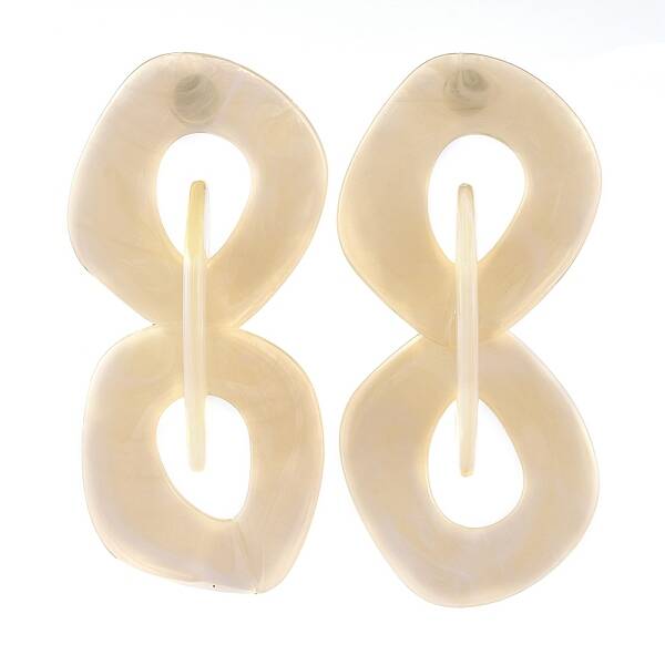 Acrylic Dangle Stud Earrings