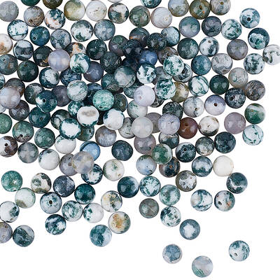 Natural Tree Agate Beads Strands