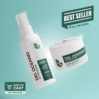 Sea Salt Spray & Hair Styling Sea Clay Bundle | Instant Texture & Volume | Infused with Kelp Extract & Essential Oils To Nour...
