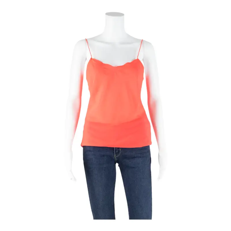 TED BAKER Womens Camisole Top Pink V-Neck Sleeveless S