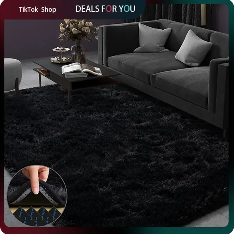 MUGORN Fluffy Rugs for Bedroom Living Room, Soft Shag Bedside Rug, Cozy Fuzzy Indoor Floor Carpet for Nursery Kids Girls Boys...