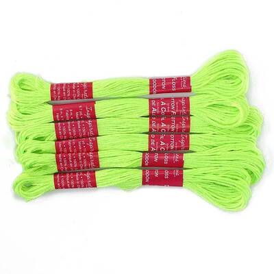6 Skeins 6-Ply Embroidery Foss