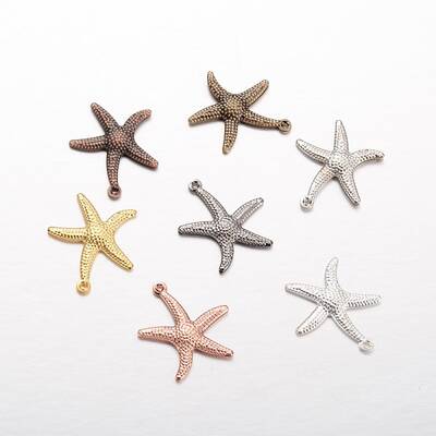 Starfish/Sea Stars Brass Pendants