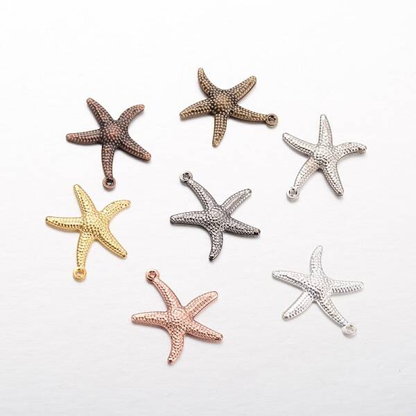 Starfish/Sea Stars Brass Pendants