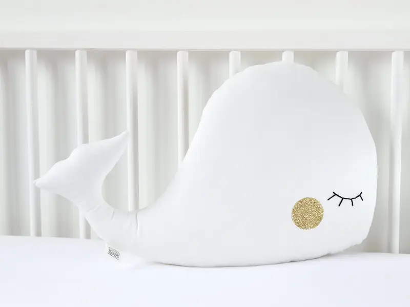 White Whale Pillow