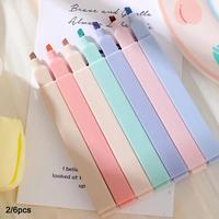 Random Color Highlighter Pen, Soft Tip Highlighter for DIY Journal Scrapbook Photo Album, Office School Stationery Supplies, ...