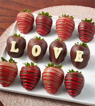 Love Letter Chocolate - Covered Strawberries - FedEx