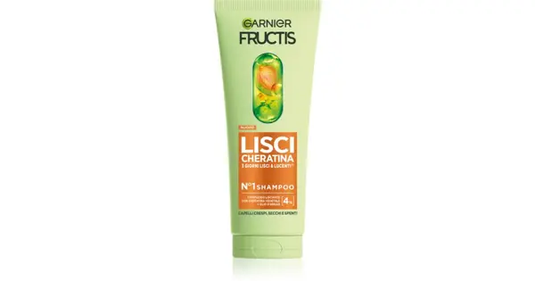 Garnier Fructis Lisci Keratin nourishing shampoo for shiny and soft hair 200 ml