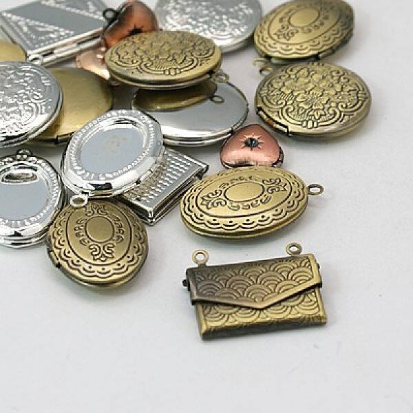 Brass Locket Pendants