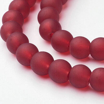 Transparent Glass Bead Strands