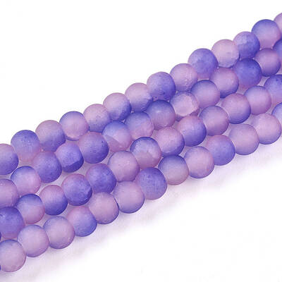 Crackle Glass Beads Strands
