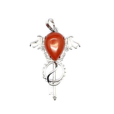 Natural Red Jasper Teardrop Pendants