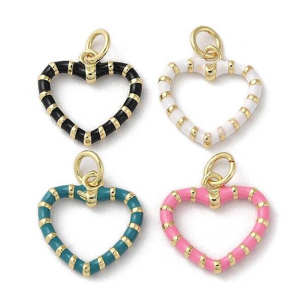 Brass Enamel Pendants