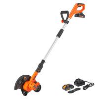 VEVOR Lawn Edger, 20 V Battery Powered Cordless Edger, 9-inch Blade Edger Lawn Tool with 3-Position Blade Depth, Battery and ...