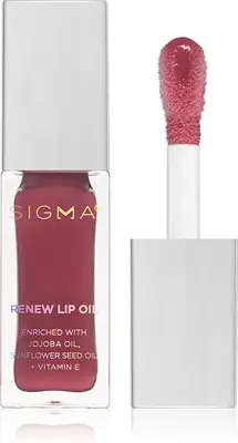 Sigma Beauty Renew Lip oil for hydration and shine color All Heart 5.2 g