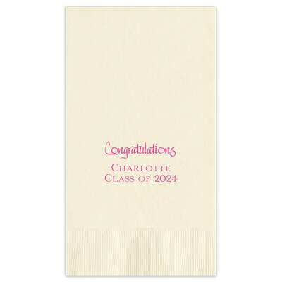 Celebration Guest Towel - Foil-Pressed