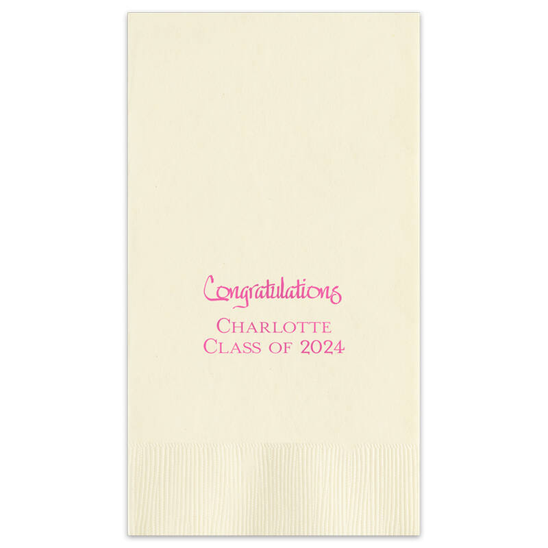 Celebration Guest Towel - Foil-Pressed