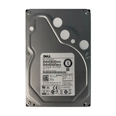 4256W Dell 2TB 6Gb/s SATA 7200 3.5-Inch Hard Drive