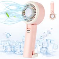 3 In 1 Portable Handheld Turbo Fan - 5-Speed, Portable Rechargeable Camping Misting Fan, Water Bottle Fan, Cooling Fan, Neck ...