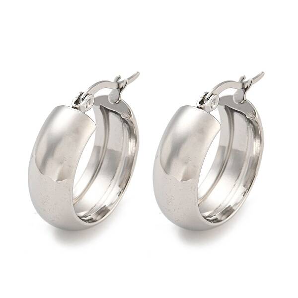 Tarnish Resistant 202 Stainless Steel Hoop Earrings