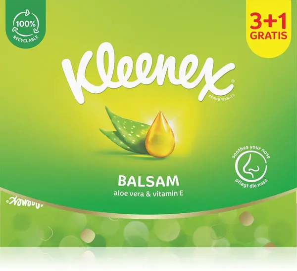 Kleenex Balsam Box paper tissues 4x64 pieces