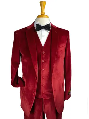 Red Groomsmen Suits