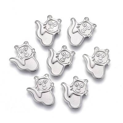 304 Stainless Steel Cabochon Settings for Enamel