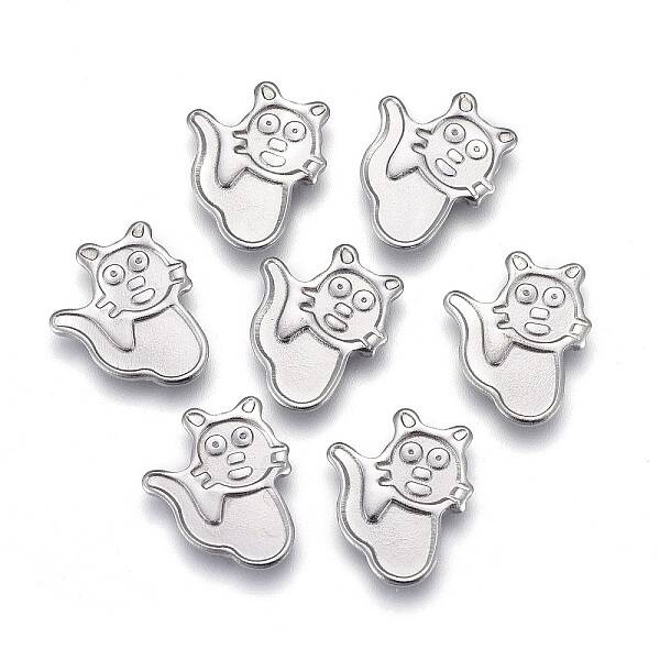 304 Stainless Steel Cabochon Settings for Enamel