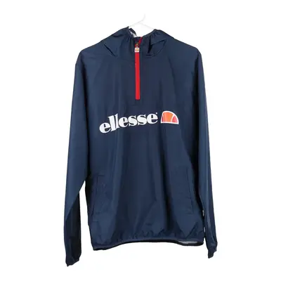 Ellesse Spellout Jacket - Large Navy Polyester