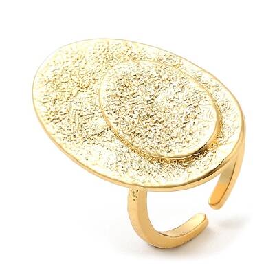 Rack Plating Brass Open Cuff Rings