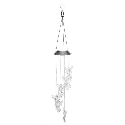 LED Solar Powered Angel Wind Chime