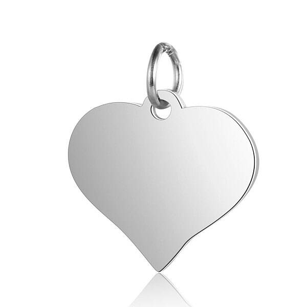 Tarnish Resistant 201 Stainless Steel Stamping Blank Tag Charms