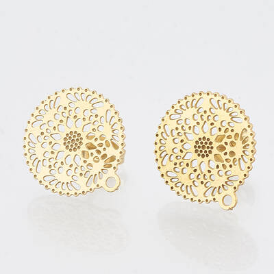 304 Stainless Steel Stud Earring Findings