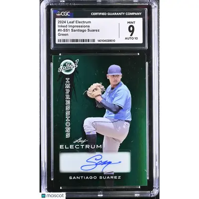 Santiago Suarez CGC 2024 Electrum #II SS1 Green 14/15 Baseball 9