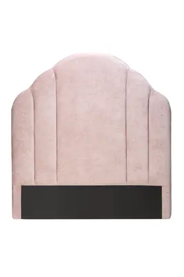 Lavender Velvet Rounded Edge Headboard | Liang & Eimil Roseberry