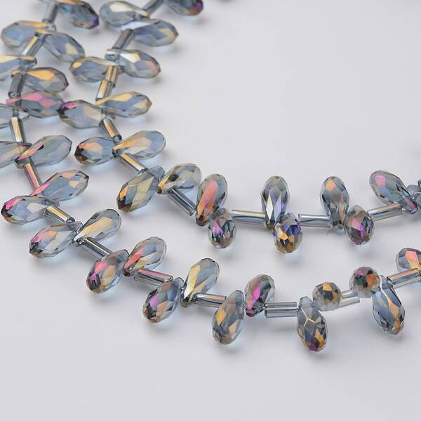 Electroplate Glass Beads Strands