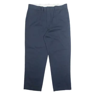 DICKIES Chino Mens Trousers Blue Regular Straight W40 L30
