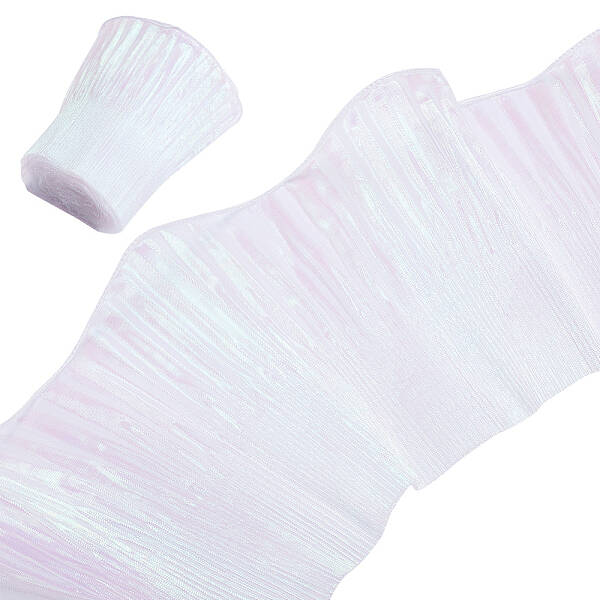 6 Yards Laser Polyester Pleated Lace Trim
