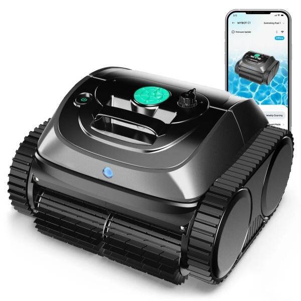 (2026 Upgrade) WYBOT C1 Cordless Robotic Pool Vacuum for Inground Pools, Above Ground Pool Cleaner 4-in-1 Wall & Waterli