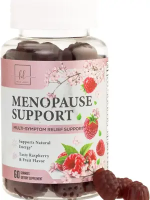 Menopause Supplements for Women - Menopause Relief Gummy, Complete Natural Mild Hot Flashes & Night Sweats Support, Multi-Ben...