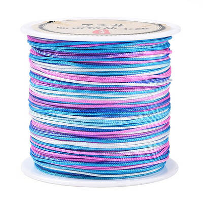 50M Segment Dyed Nylon Chinese Knotting Cord